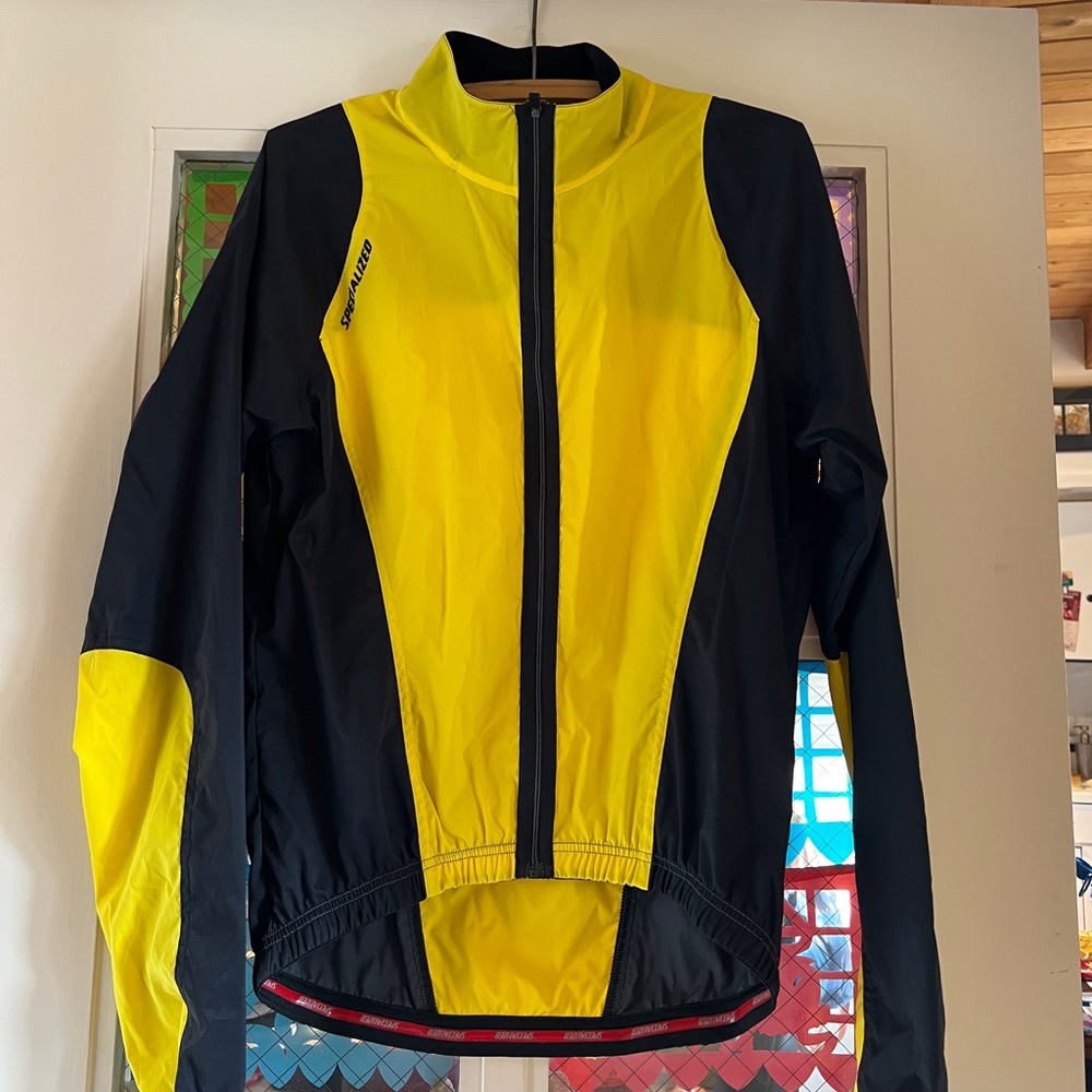 Specialized cycling rain/wind jacket.